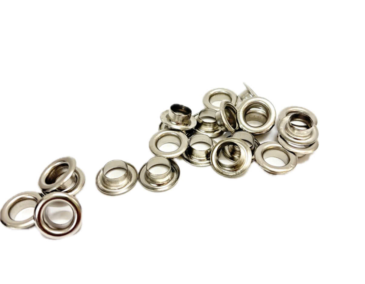 Khoen ore mắt cáo 10mm xi (trắng)